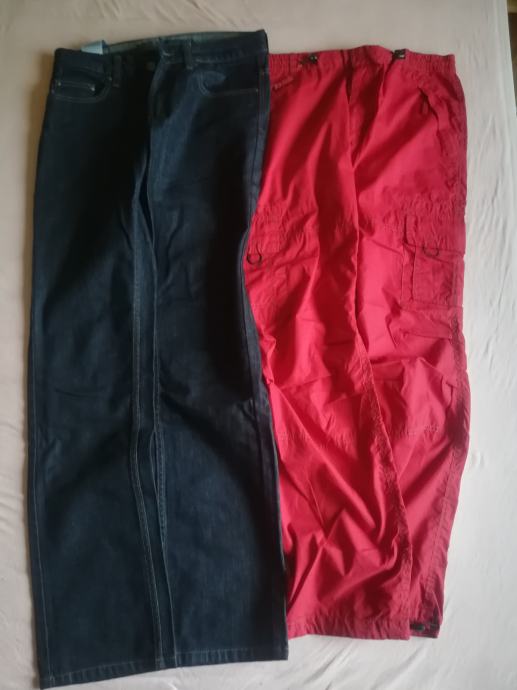 Moške hlače za pohodništvo in kavbojke, št L (50)