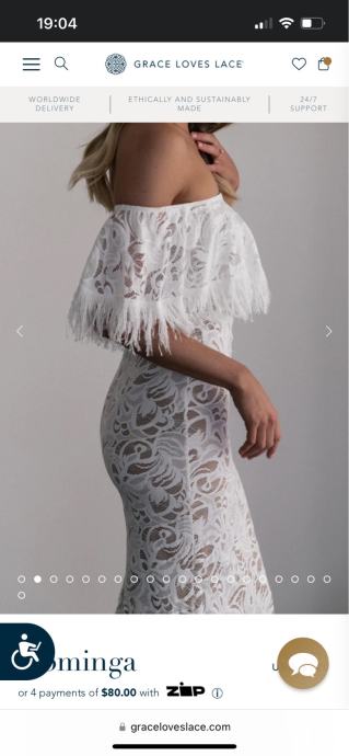 Poročna obleka Grace loves lace