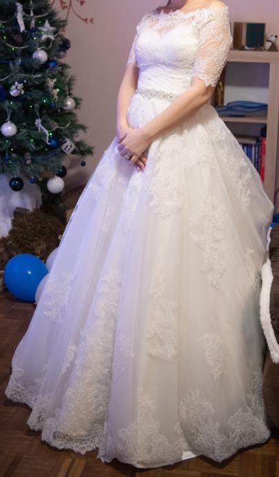 Poročna obleka Princesa Kot Nova po odlični ceni