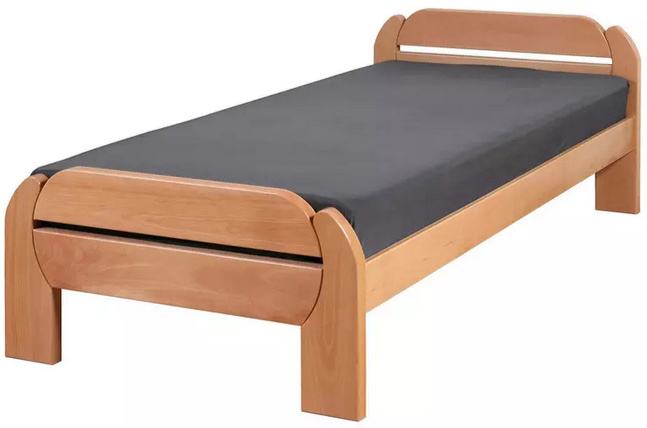 2x masivna postelja (200x90) (lahko z vzmetnicama)