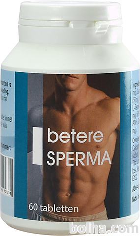 Tablete za povečanje izliva Better Sperm, 60 kom
