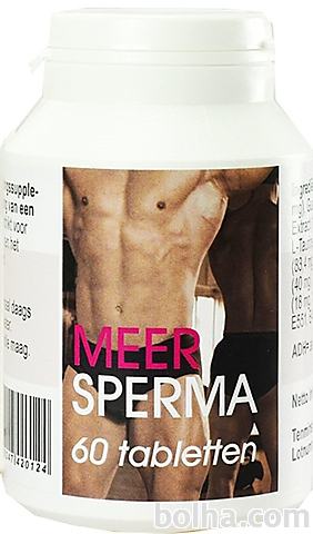 Tablete za povečanje izliva More Sperm, 60 kom