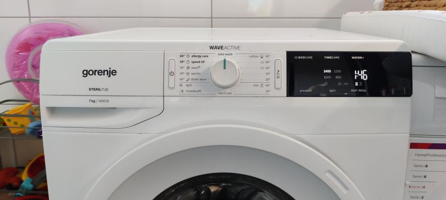 Gorenje Wave Active Steriltub 7 Kg Pralni stroj Gorenje Waveactive 7KG (1400 @) kupljen konec 2018