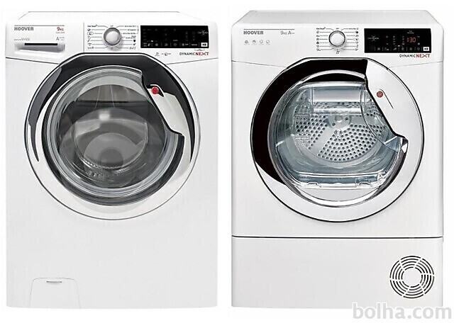 HOOVER DXOA 69AHC3 in DX H9A2TCEX-S pralni stroj in sušilni stroj s...