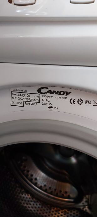 Pralno sušilni stroj Candy CMD106 ali CLD135