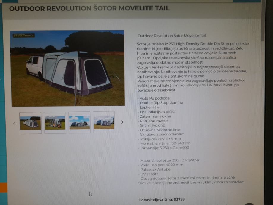 Outdoor šotor kot podaljšek avtomobila