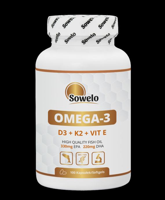 Omega3 kapsule ribje olje z VISOKO vsebnostjo vitaminov D, E in K