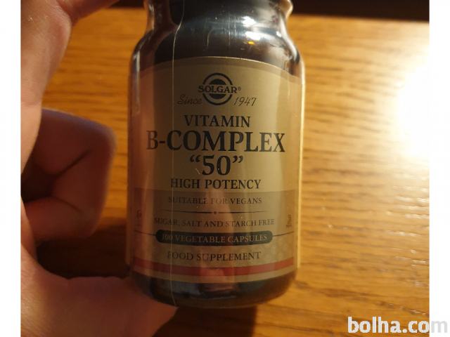 Vitamin B-Complex 50 High Potency - SOLGAR 100TAB