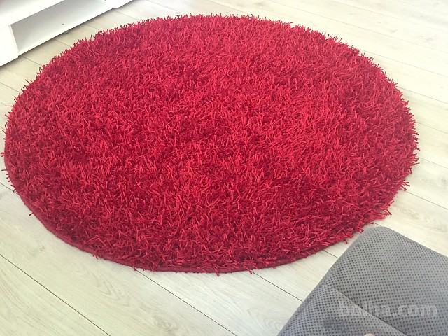 Tepih rdeč, okrogel, 150 cm