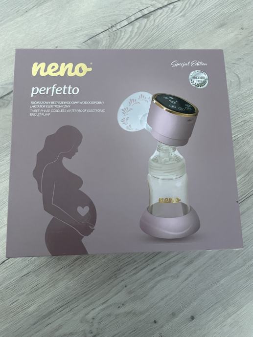 Brezžična elektronska prsna črpalka Neno Perfetto