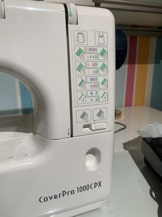 Šivalni stroj robilni stroj Coverlock JANOME CoverPro 1000CPX