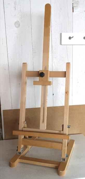 Leseno namizno zložljivo slikarsko stojalo