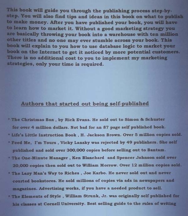 BEST IN SELFPUBLISHING & PRINT ON DEMAND, David Rising