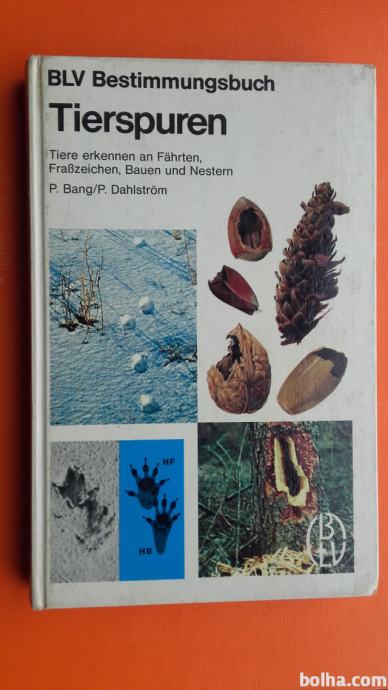 BLV Bestimmungsbuch.Tierspuren.P.Bang/P.Dahlstrom.Živali-sledi