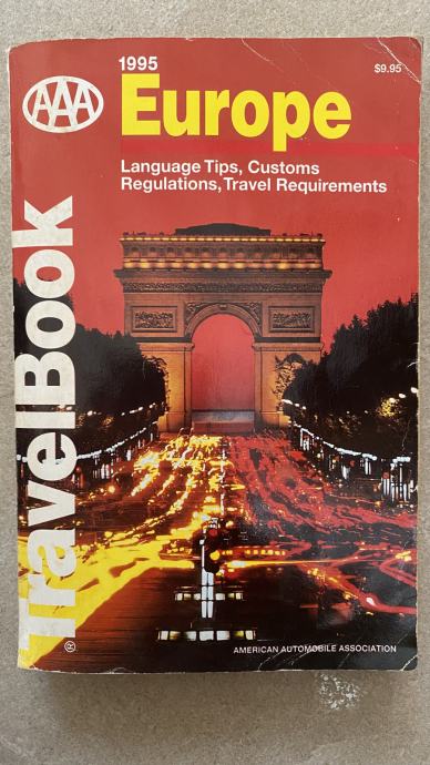 Bogat turistični vodnik EUROPE - EVROPA Travel Book (angleščina)