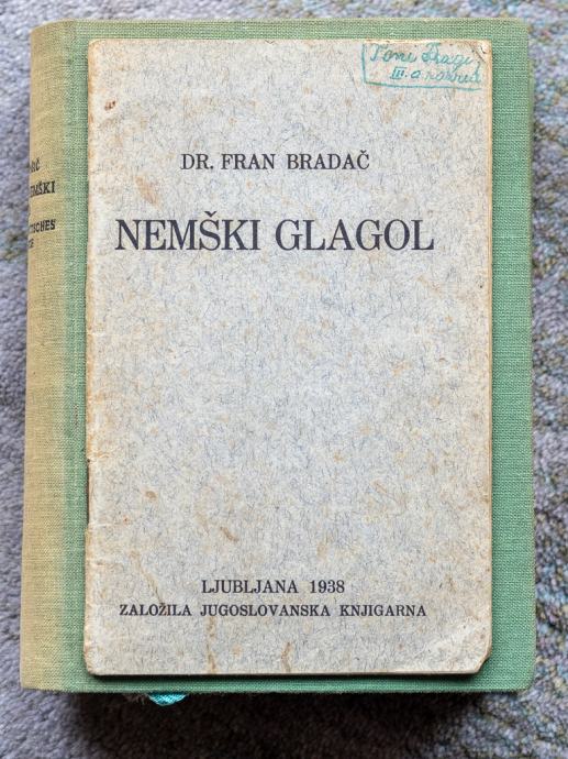 Dr. Fran Bradač - NEMŠKI GAGOL, Ljubljana 1938
