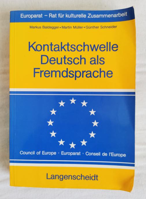 Nemški priročnik "Kontaktschwelle Deutsch als Fremdsprache"