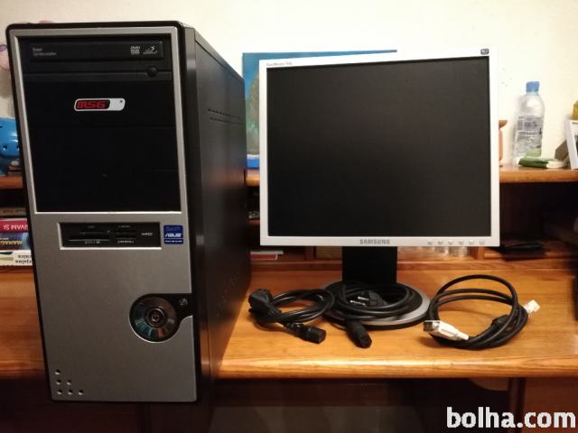 Namizni računalnik in monitor