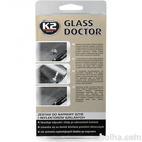 K2 AUTO CARE Glass Doctor sredstvo za popravilo poškodb stekla
