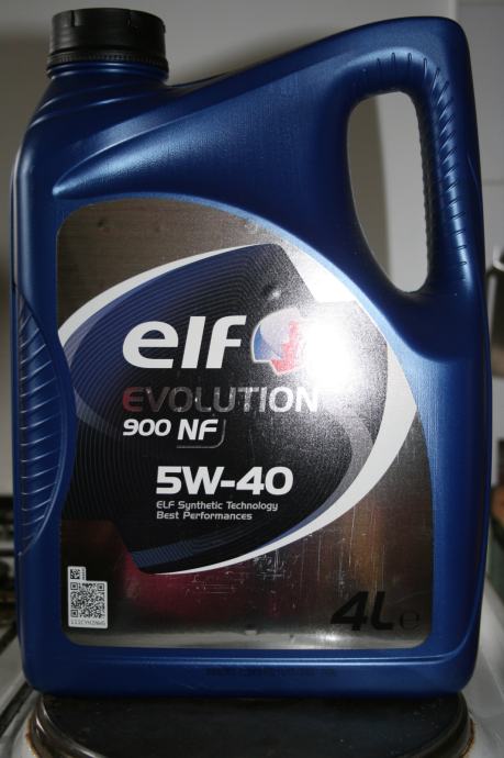 Motorno olje Elf Evolution 900 NF 5W-40, 4 litre