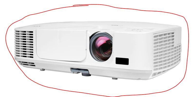 Projektor NEC LCD M230X + torba + daljinec + vga kabel + hišni kino