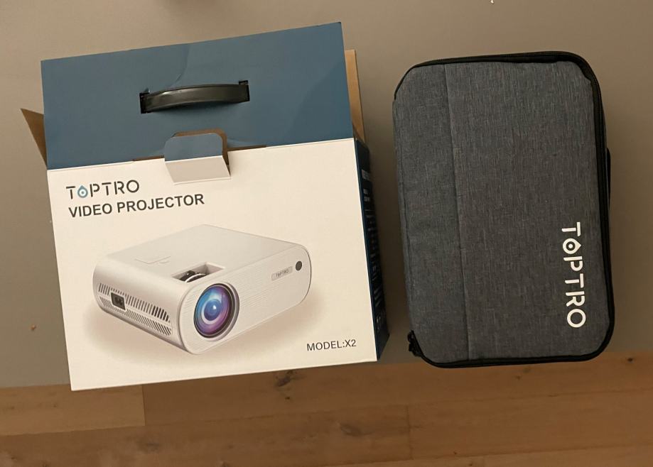 Projektor Toptro model X2 WiFi and Bluetooth, Full HD, 1080P