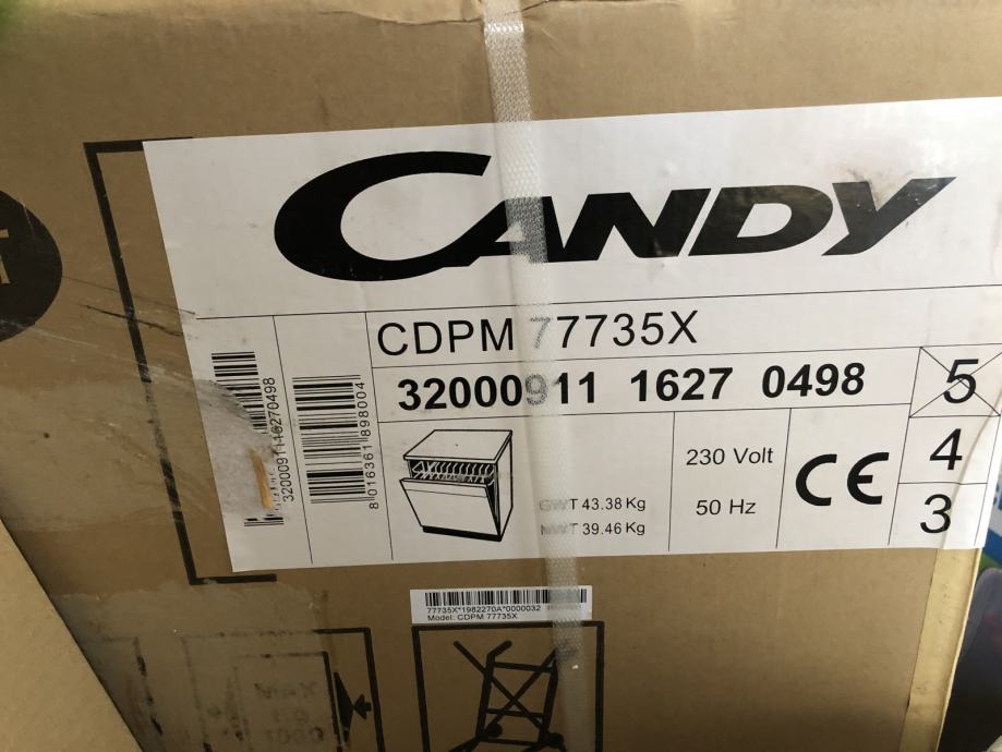 Candy CDPM 77735 X pomivalni stroj nov zapakiran