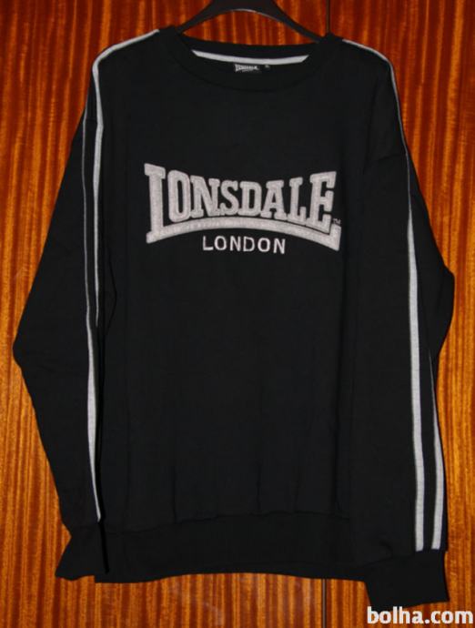 črn pulover Lonsdale XL