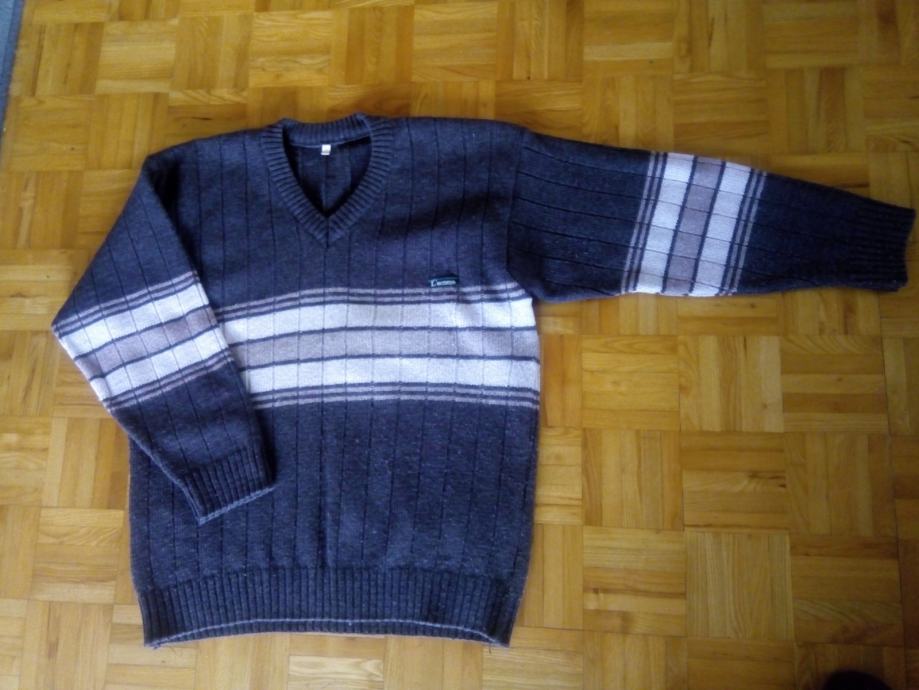 Moški volneni pulover L - 2x