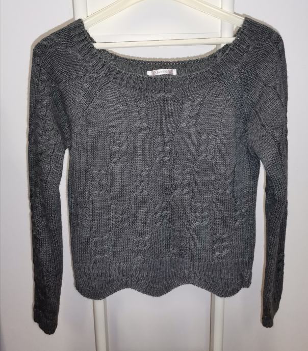 Pleten ženski pulover, vel. 38
