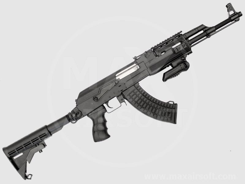 AIRSOFT KOMPLET AK47M Tactical - 3X UPORABLJENO - BREZHIBNO DELOVANJE