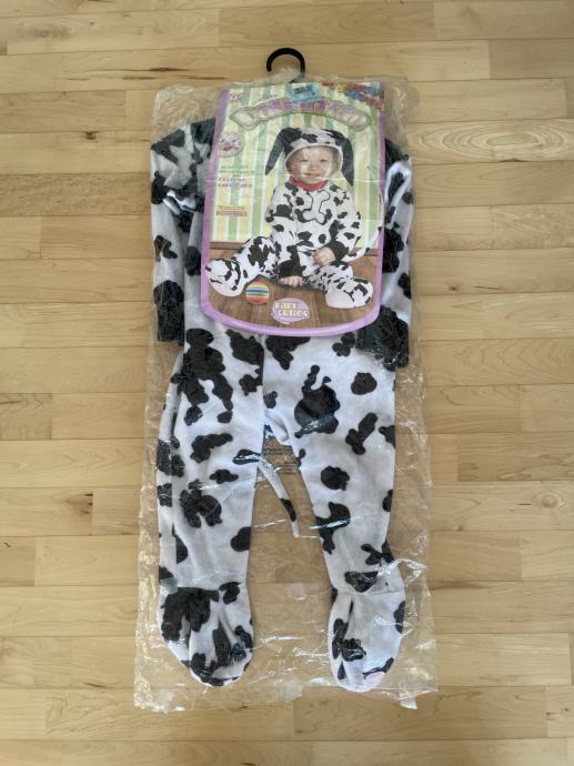 Otroški pustni kostum kuža Dalmatinec 1-2 leti