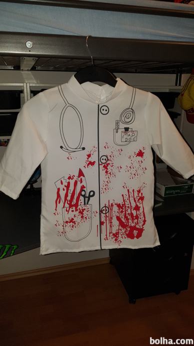Otroški pustni kostum/pustno oblačilo krvavi doktor