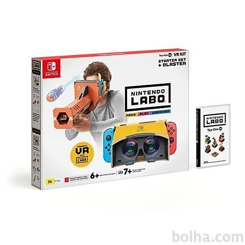 Nintendo Labo VR Kit Starter Set plus Blaster
