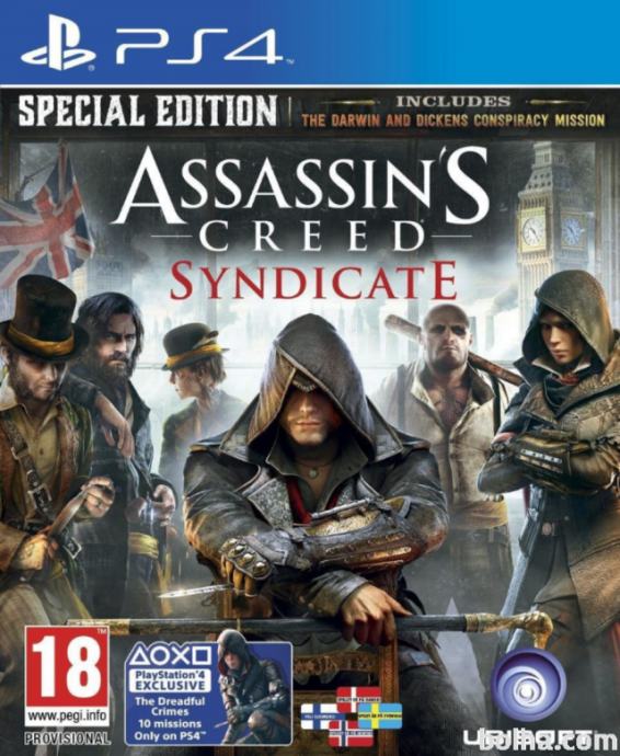 ** NOVO ** PS4 Assasin's Creed - Syndicate, Special Edition