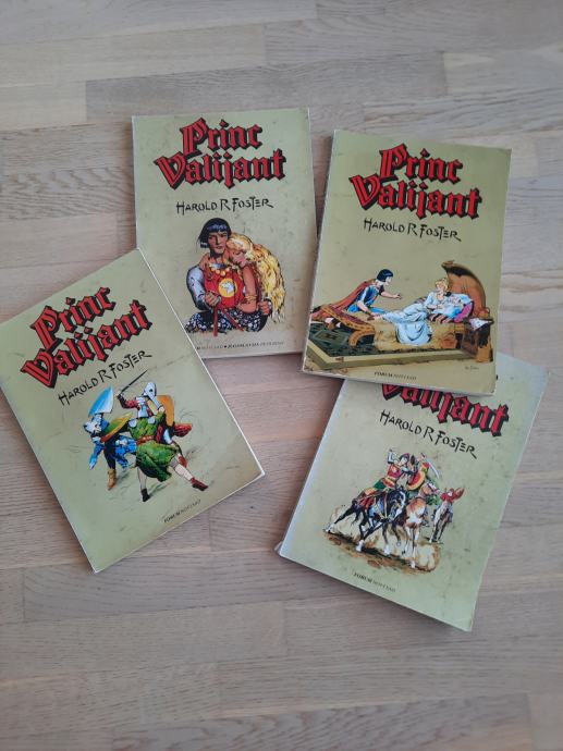 Princ Valiant, štirje strip albumi, prodam
