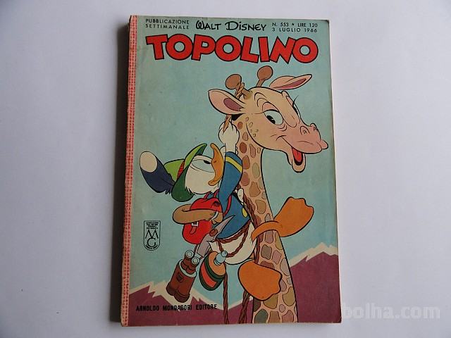 TOPOLINO, WALT DISNEY 533/1966