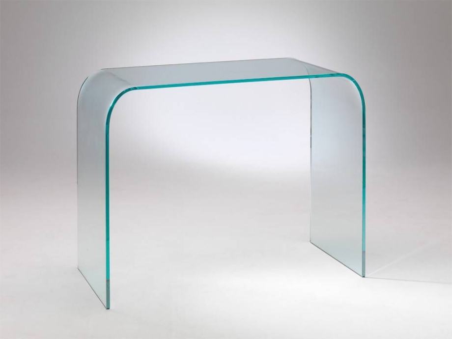 Steklena računalniška miza