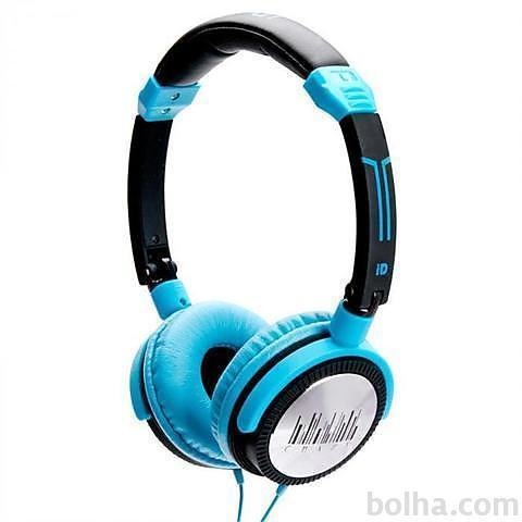 IDance CRAZY 501, prenosne slušalke, modra / črna