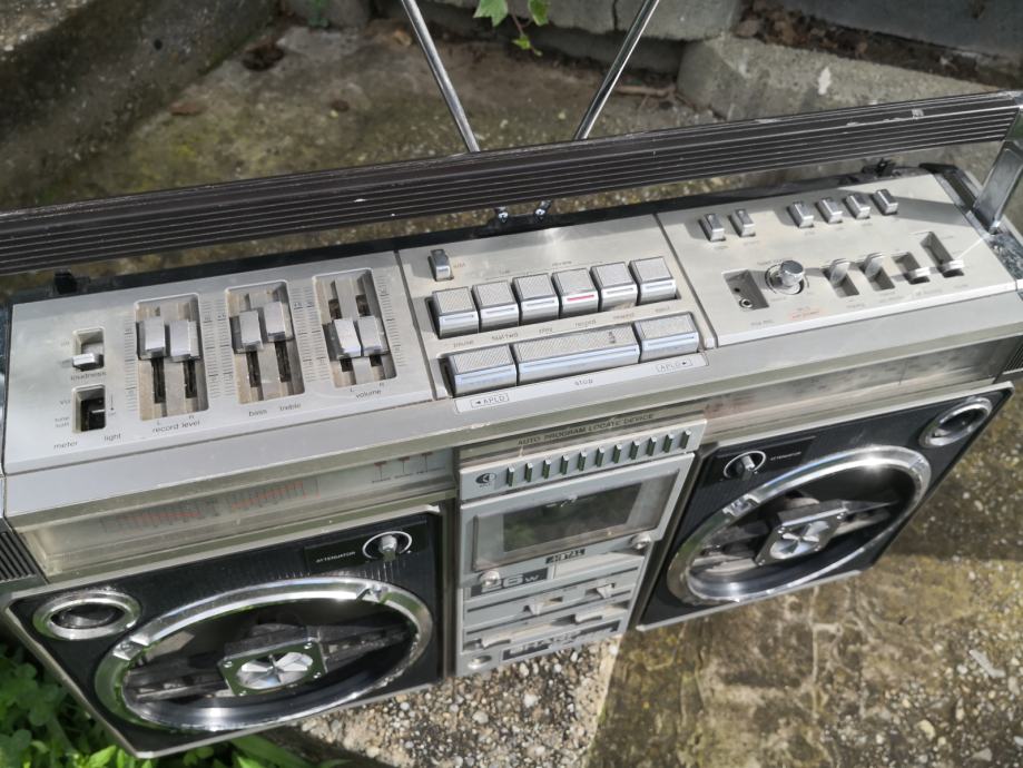 Saba Boombox RCP 690 – Radio Cassette Double Deck Vintage (pour Pièces)