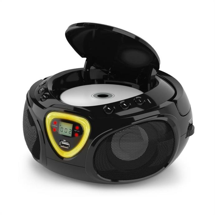 Auna Roadie CD Boombox UKW radio Light show CD predvajalnik Bluetooth