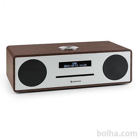 Auna Stanford DAB-CD-Radio DAB+ Bluetooth USB MP3 AUX UKW , BARVA OREH