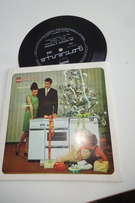 Glasbena čestitka Gorenje 1968 - ovitek + gramofonska plošča