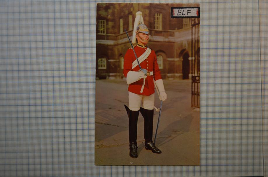 Razglednica LONDON - stražar