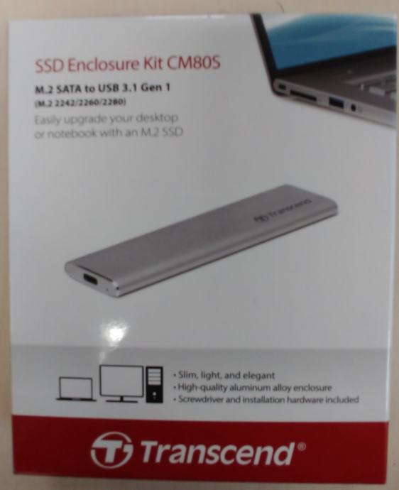 Ohišje za SSD M.2 disk