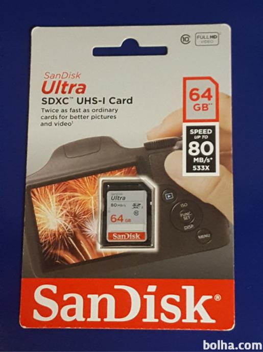 Spominska kartica SanDisk Ultra