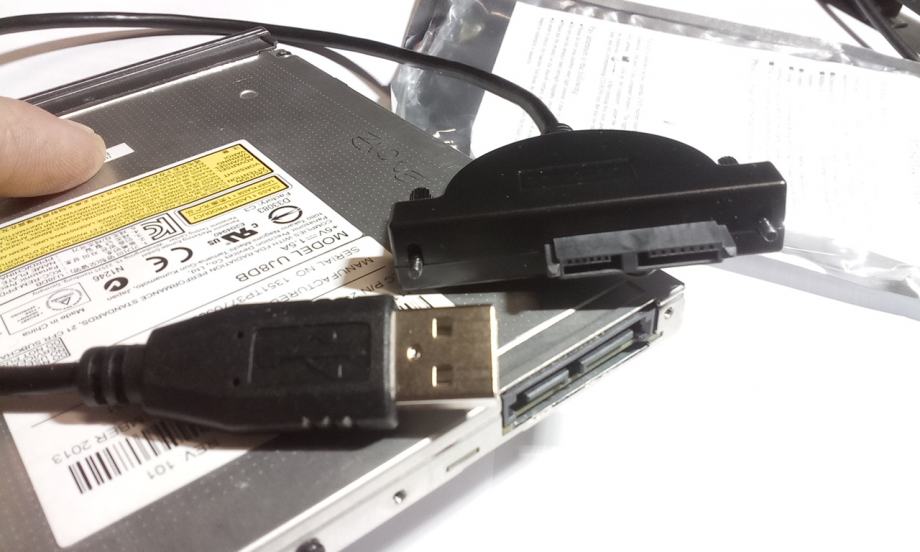 USB to SATA adapter za optične enote, USB to DVD za prenosnike