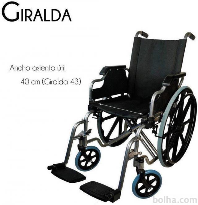 N0V invalidski voziček z dvižnima stranicama zložljiv UGODNO