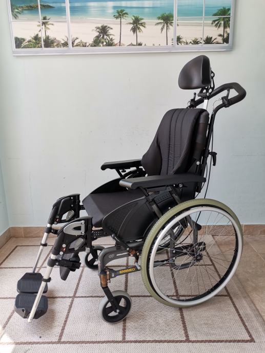 Polifunkcionalni negovalni invalidski voziček, počivalnik - Emineo