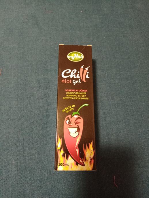 Nov originalno zapakiran Chili hot gel 100 ml